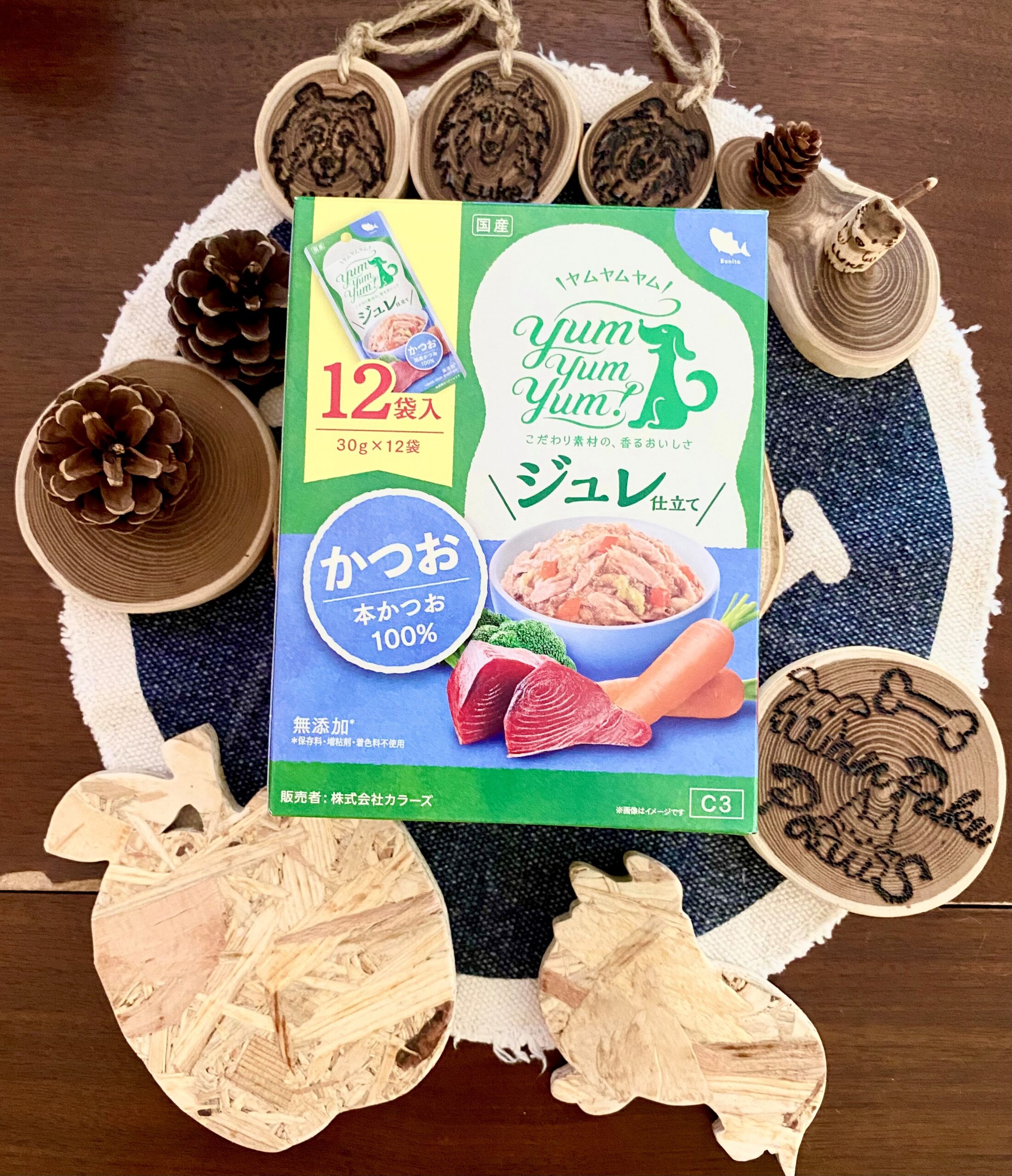 yum yum yum！ ジュレ仕立て かつお  30ｇ×12袋入/箱